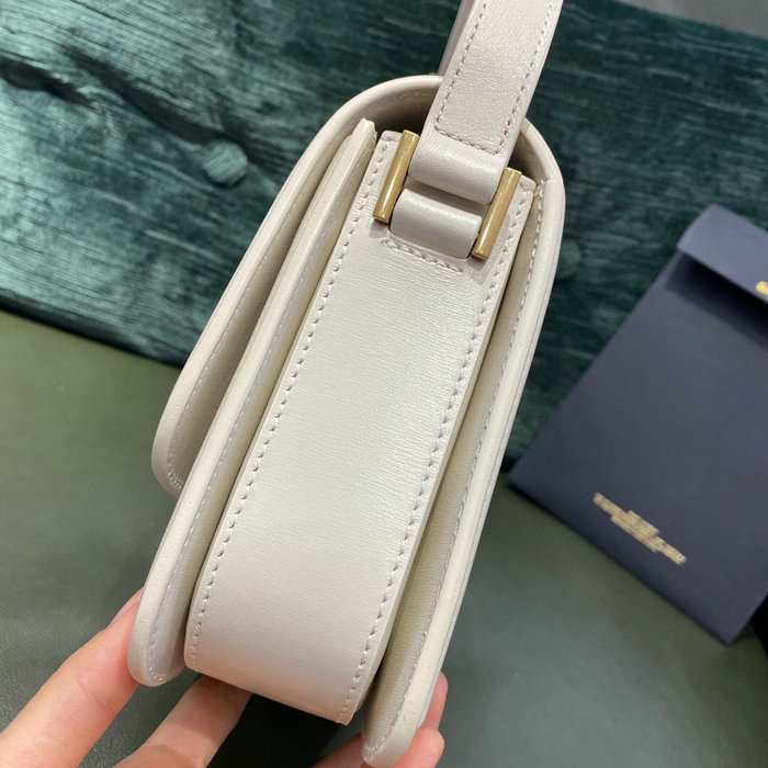 YSL Solferino Medium Satchel White 634305