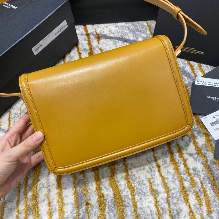 YSL Solferino Medium Satchel Yellow 634305