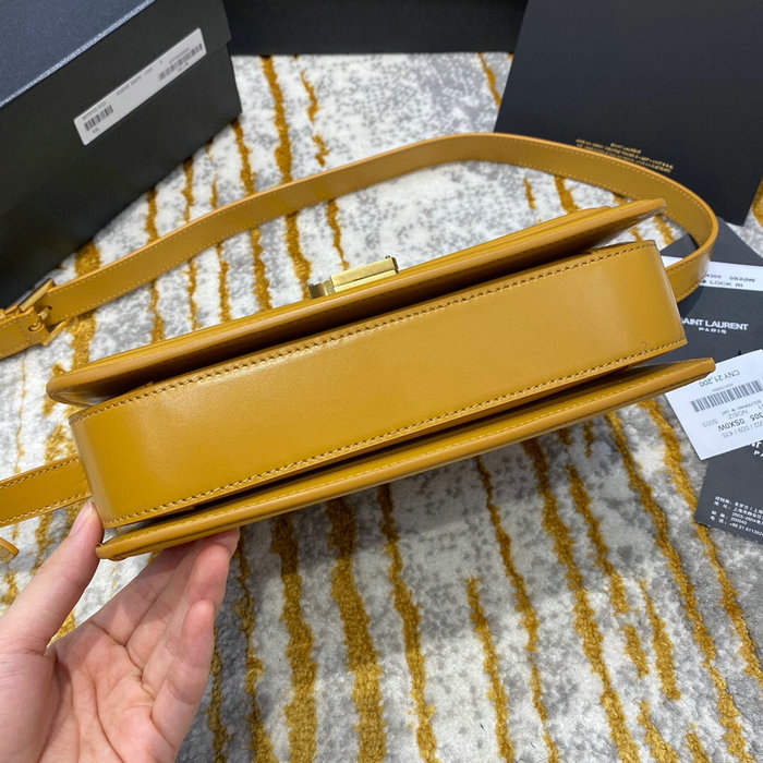 YSL Solferino Medium Satchel Yellow 634305