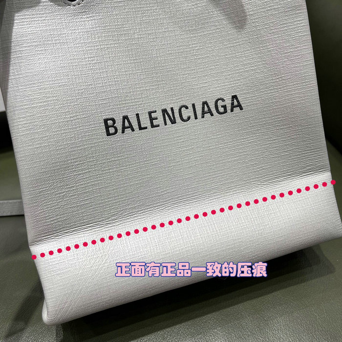 Balenciaga XXS Shopping Tote Bag Grey 572411