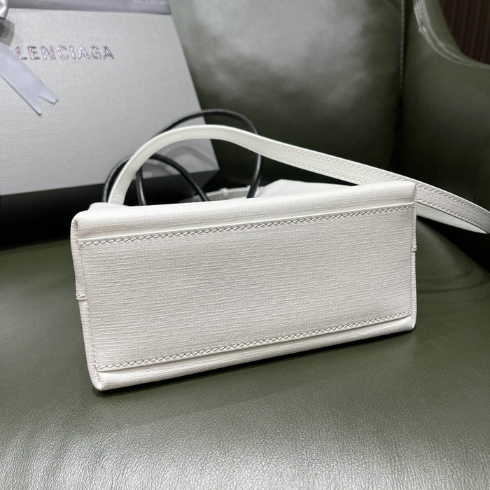 Balenciaga XXS Shopping Tote Bag White 572411