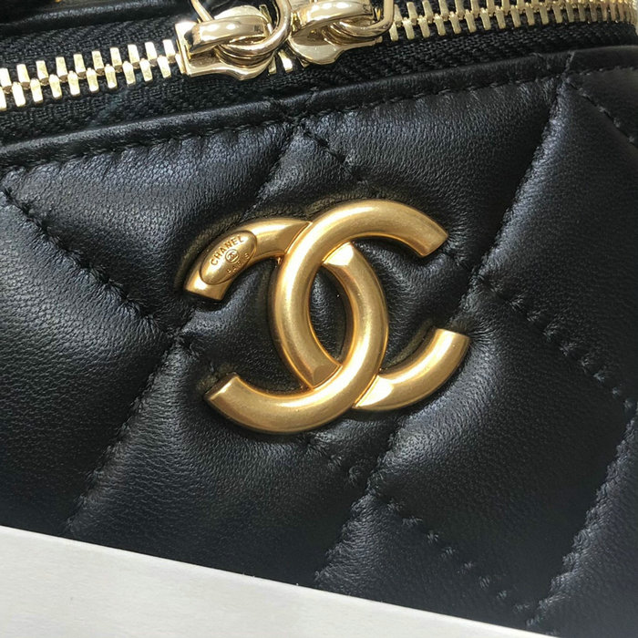 Chanel Small Vanity with Chain Black AP2292