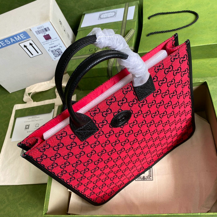 Gucci GG Tote Bag Red 550763