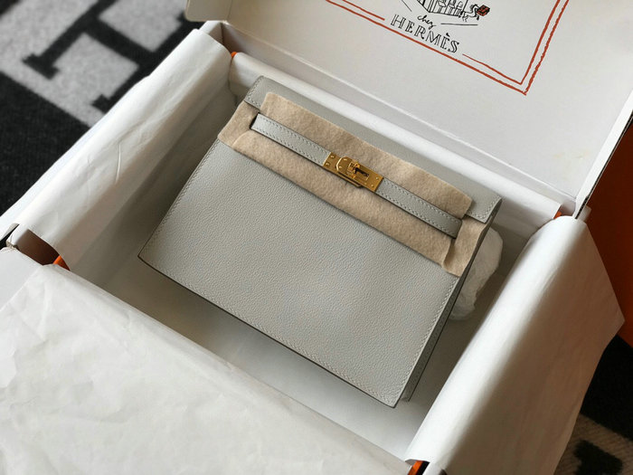 Hermes Evercolor Kelly Dance Light Grey HkD074