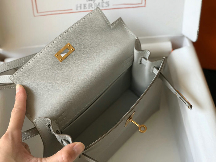 Hermes Evercolor Kelly Dance Light Grey HkD074