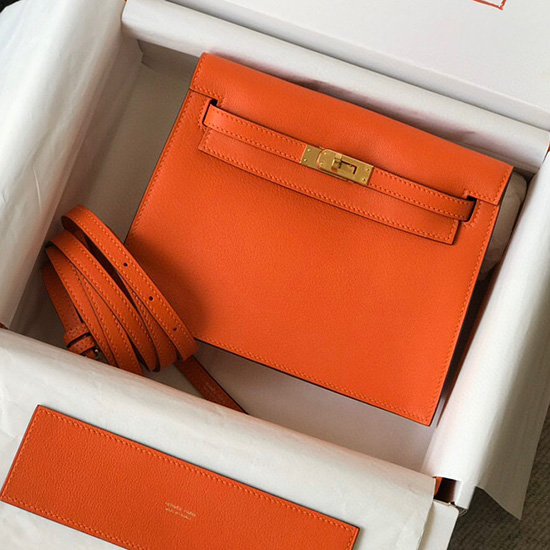 Hermes Evercolor Kelly Dance Orange HkD074