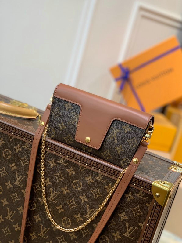 Louis Vuitton Padlock on strap Brown M80559