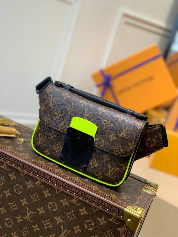 Louis Vuitton S Lock Sling Bag Green M45807