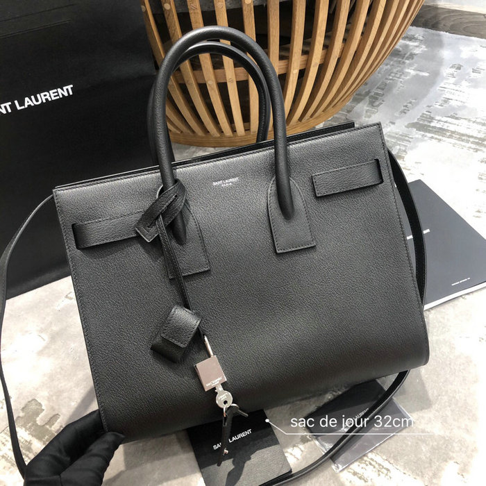 Saint Laurent Sac De Jour Souple Bag Black 324823