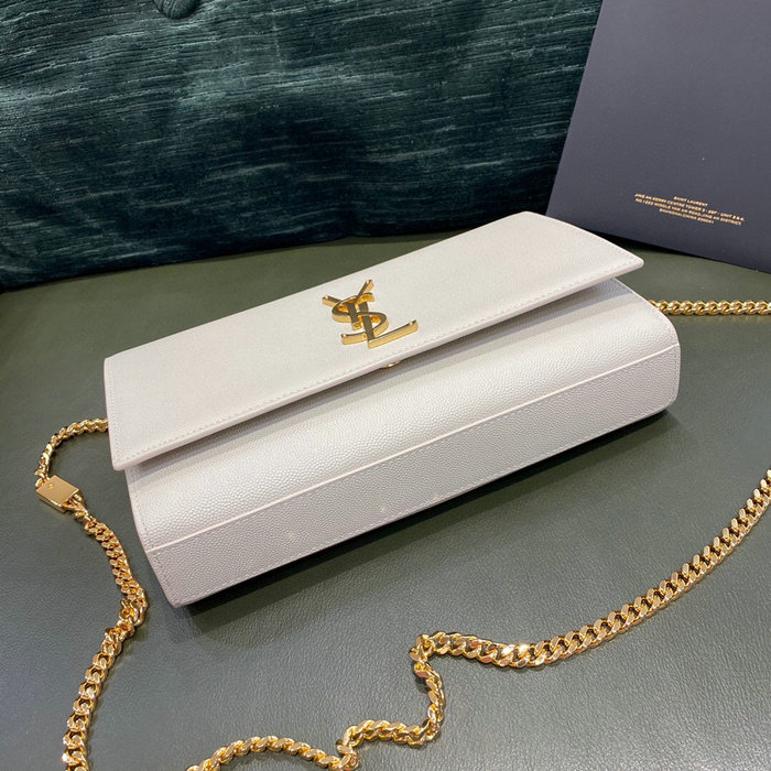 YSL Kate 24 Chain Bag White 354021