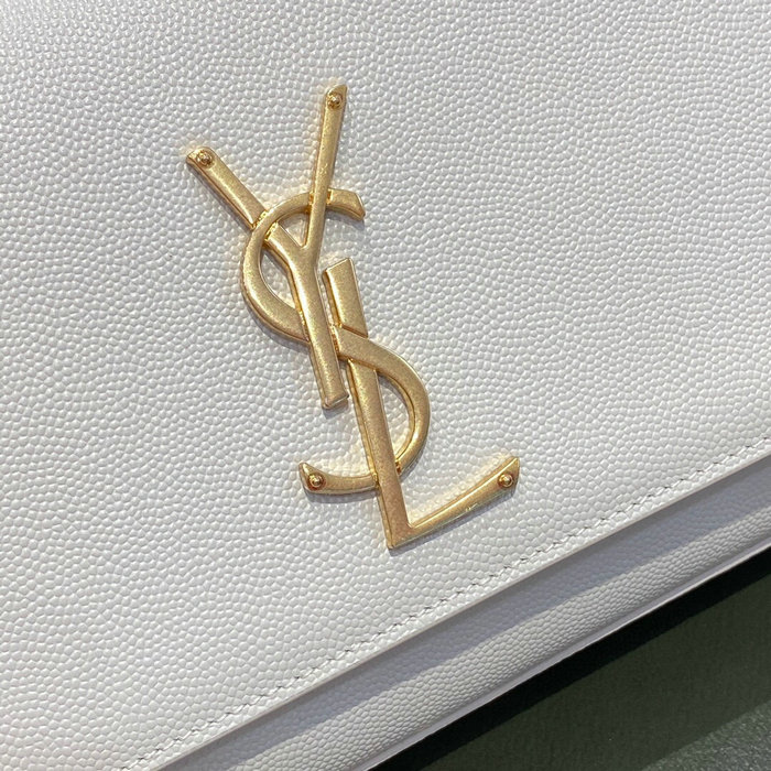 YSL Kate 24 Chain Bag White 354021