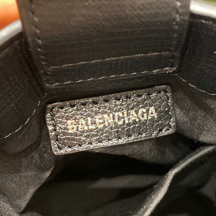 Balenciaga Shopping Phone Holder Black 593826