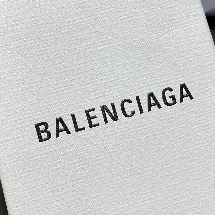 Balenciaga Shopping Phone Holder White 593826