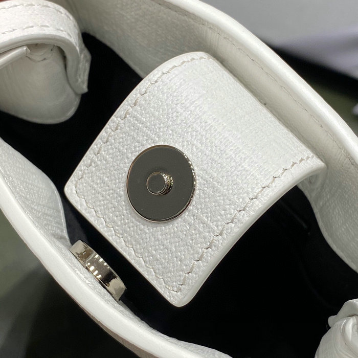 Balenciaga Shopping Phone Holder White 593826