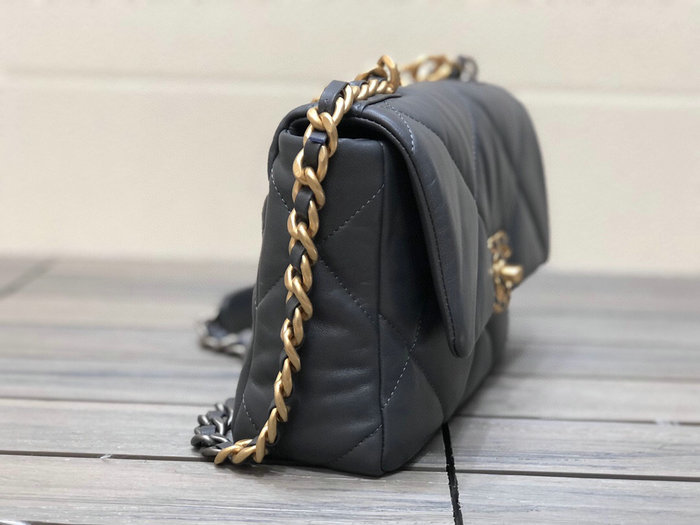 Chanel 19 Lambskin Flap Bag Grey AS1160