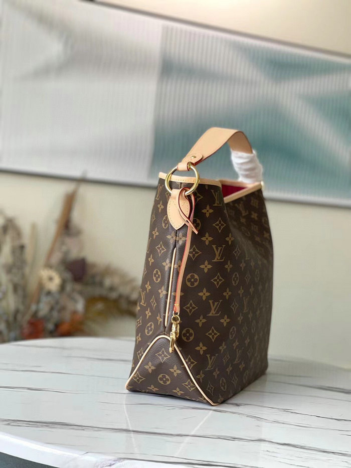 Louis Vuitton Monogram Canvas Delightful MM Rose M50156