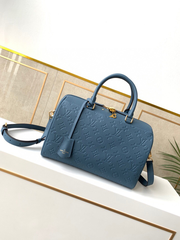 Louis Vuitton Monogram Empreinte Speedy Bandoulier Denim M44736