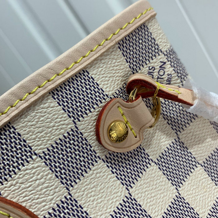 Louis Vuitton Damier Azur Canvas Neverfull PM Beige N41362