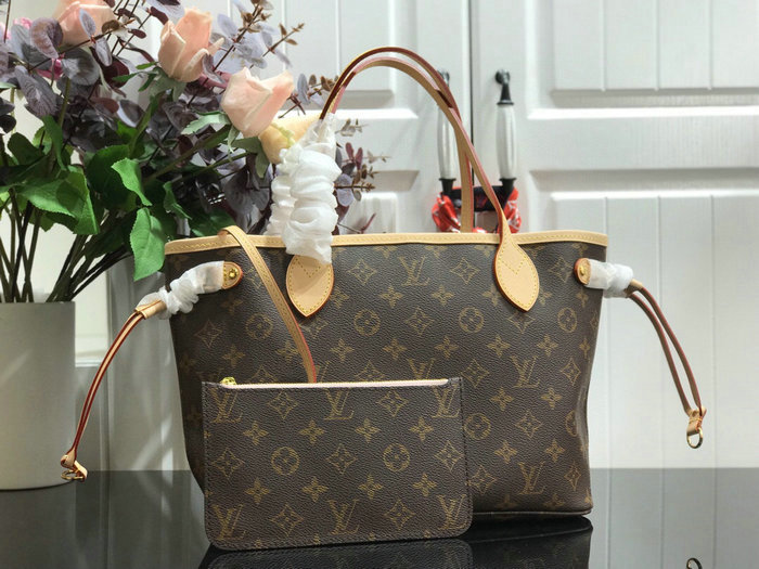 Louis Vuitton Monogram Canvas Neverfull PM Pink M41245