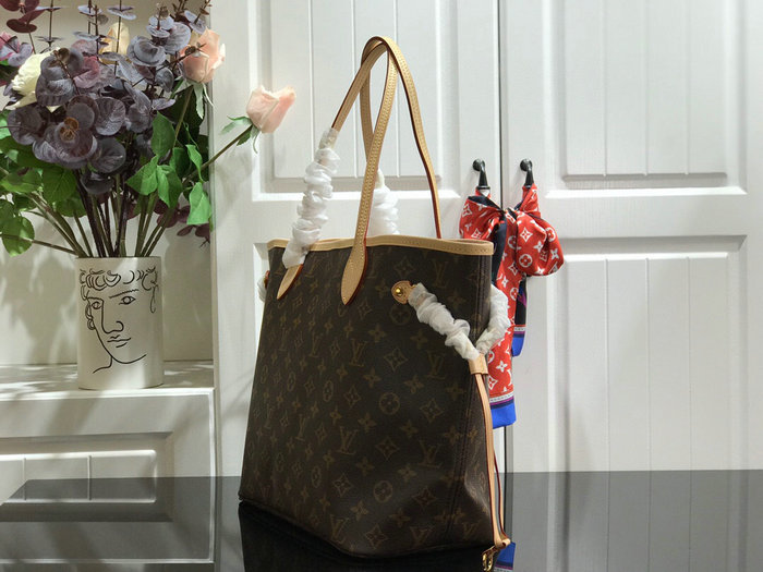 Louis Vuitton Monogram canvas NEVERFULL MM Red N41605