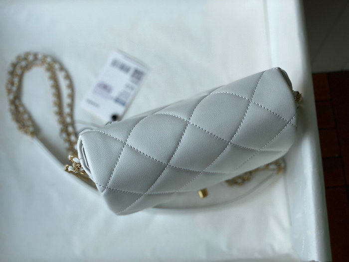 Chanel Mini Flap Bag White AS2588