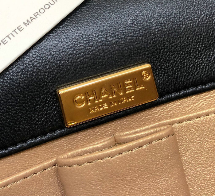 Chanel Mini Flap Bag with Handle Black AS2796