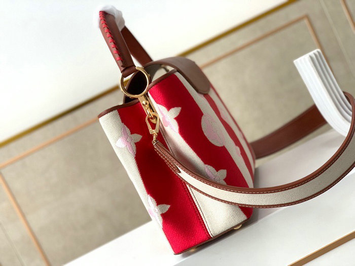 Louis Vuitton CAPUCINES MM Red M57351