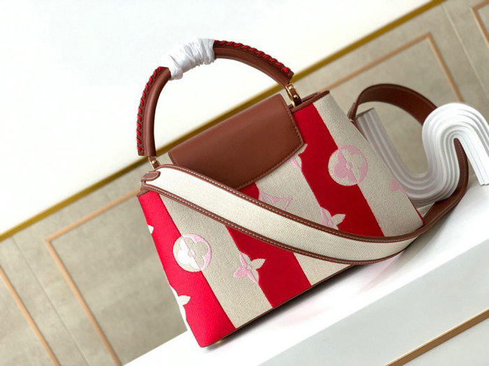 Louis Vuitton CAPUCINES MM Red M57351