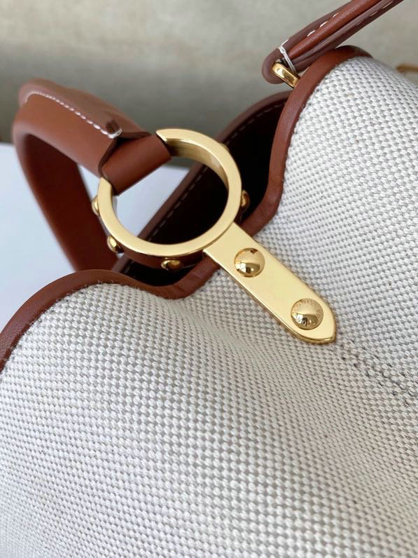 Louis Vuitton CAPUCINES MM White M57351