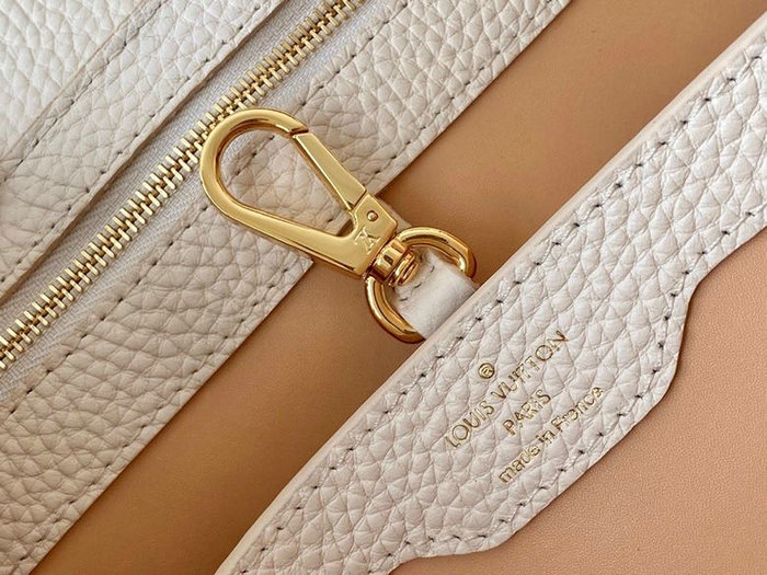 Louis Vuitton CAPUCINES MM White M58575