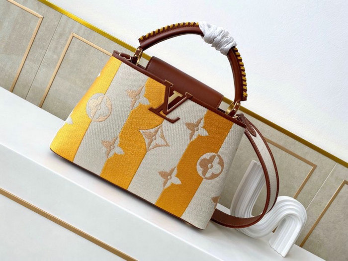 Louis Vuitton CAPUCINES MM Yellow M57351