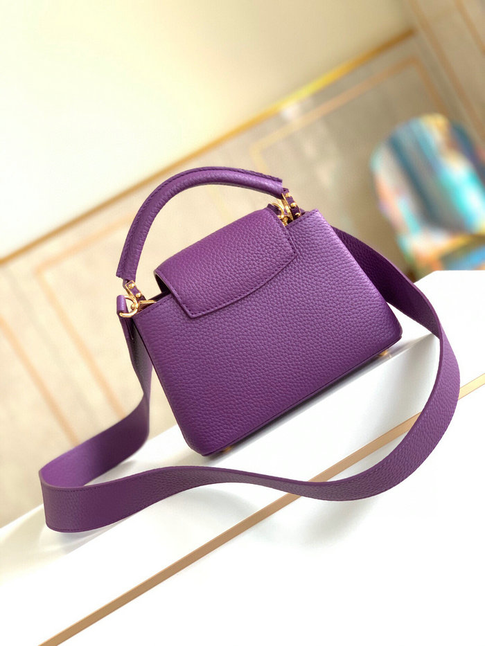 Louis Vuitton Capucines Mini Purple M55985