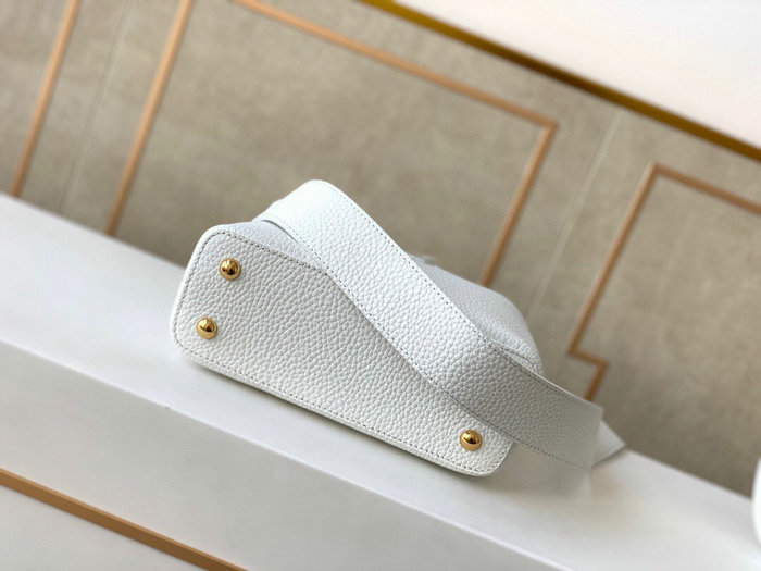 Louis Vuitton Capucines Mini White M55985