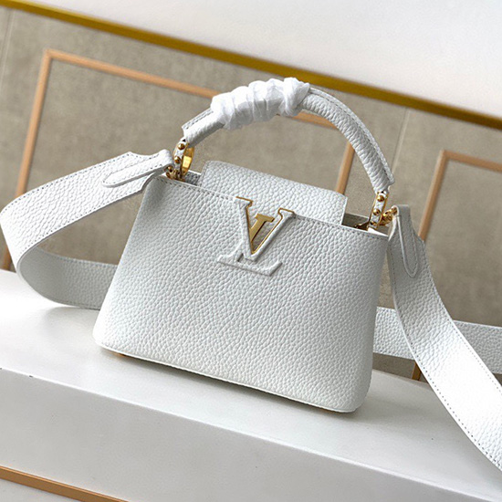 Louis Vuitton Capucines Mini White M55985