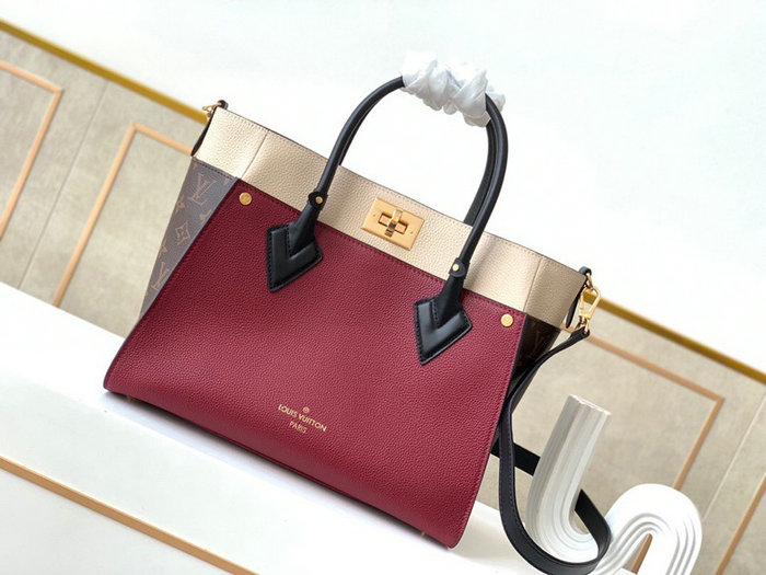 Louis Vuitton On My Side Burgundy M53823