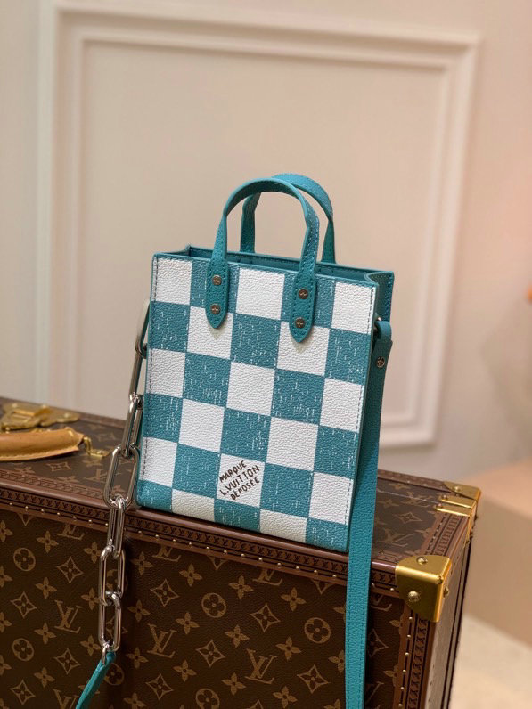 Louis Vuitton SAC PLAT XS Green N60479