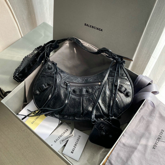 Balenciaga Le Cagole XS Shoulder Bag Black B67130