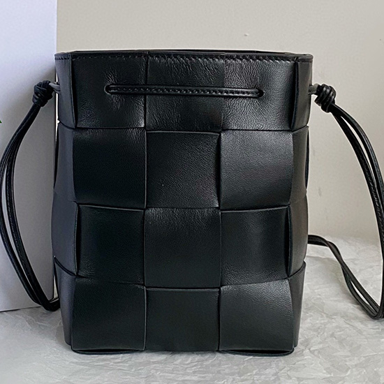 Bottega Veneta Cassette Bucket Bag Black B68028