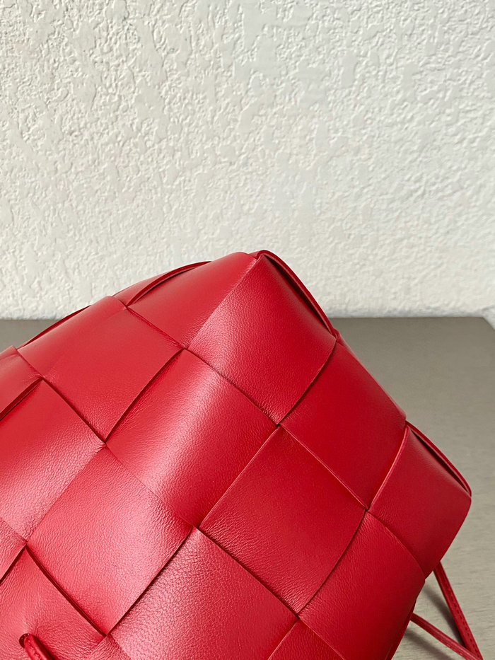 Bottega Veneta Cassette Bucket Bag Red B68028