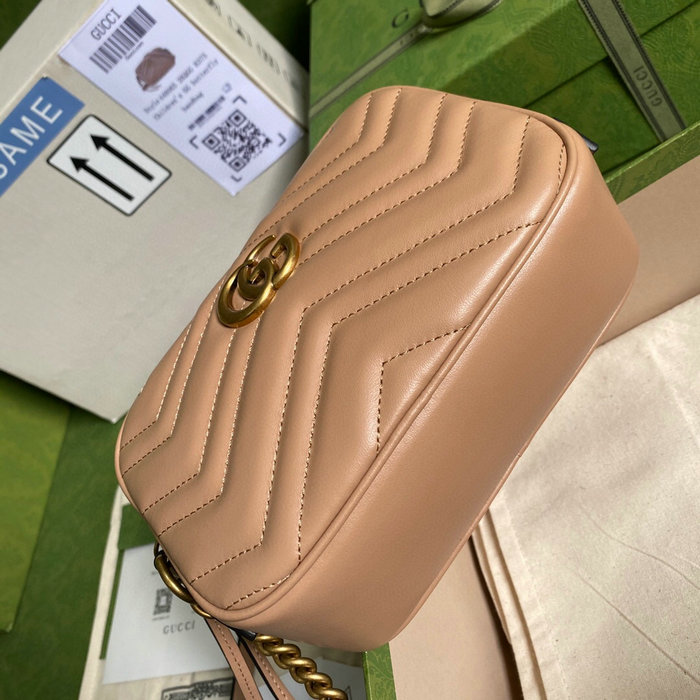 Gucci GG Marmont Matelasse Mini Bag Beige 448065