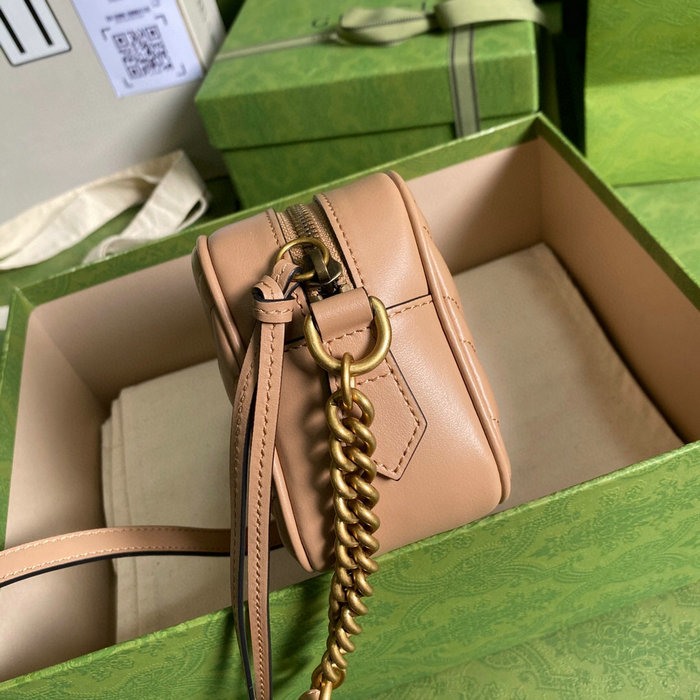 Gucci GG Marmont Matelasse Mini Bag Beige 448065