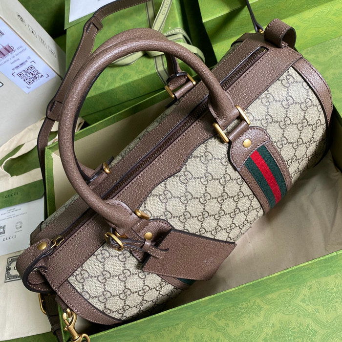 Gucci GG small duffel bag with Web 645017