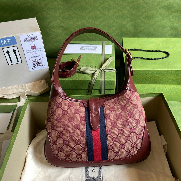 Gucci Jackie 1961 Small Shoulder Bag Red 636706