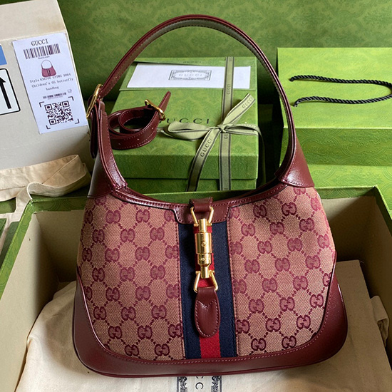 Gucci Jackie 1961 Small Shoulder Bag Red 636706