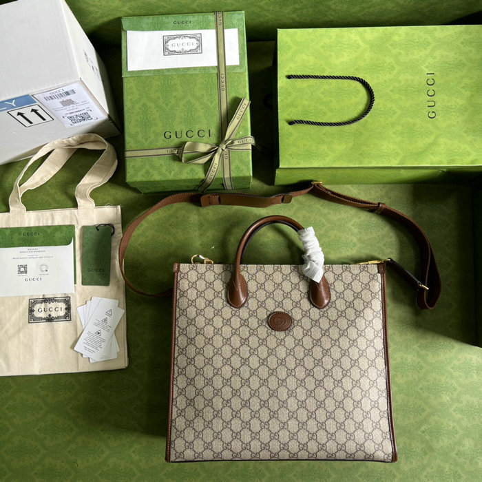 Gucci Medium tote with Interlocking G 674148