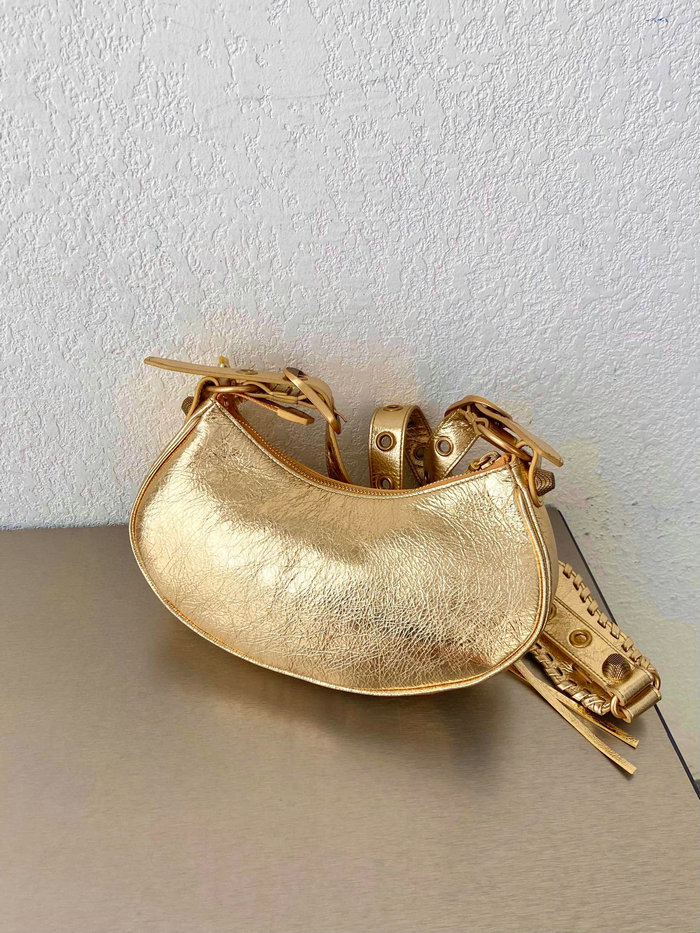 Balenciaga Le Cagole XS Shoulder Bag Gold B67130