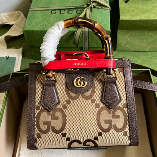 Gucci Diana Mini tote bag with jumbo GG 655661