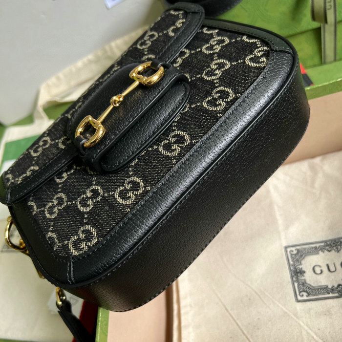 Gucci Horsebit 1955 Mini Bag Black 658574