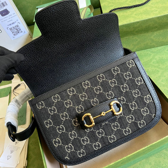 Gucci Horsebit 1955 Small Bag Black 602204