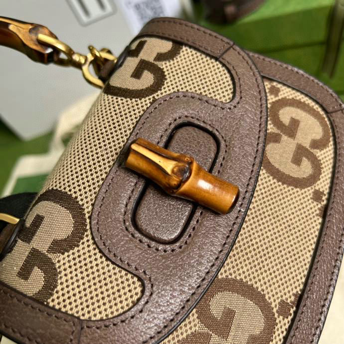 Gucci Mini Top Handle Bag with jumbo GG 686864